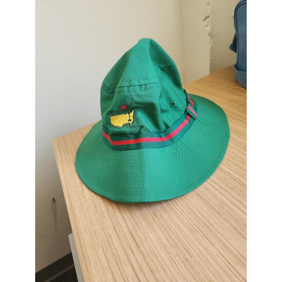 The Masters Augusta Green Bucket Rain Hat size L/XL - Picture 1 of 7